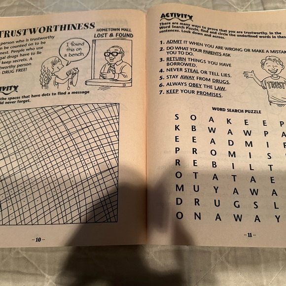 Let’s show good character by being drug free! An educational activities book - Picture 5 of 6